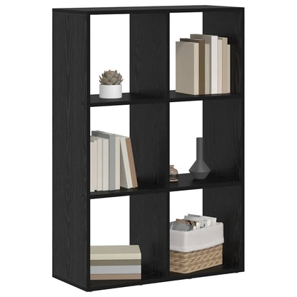 Book Cabinet Black 69.5 x 29 x 103.5 cm Engineered Wood