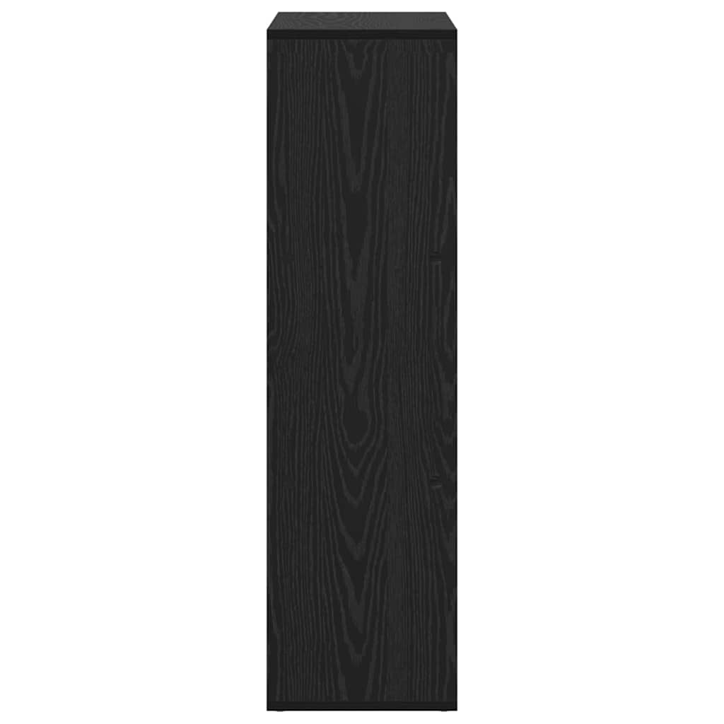 Book Cabinet Black 69.5 x 29 x 103.5 cm Engineered Wood
