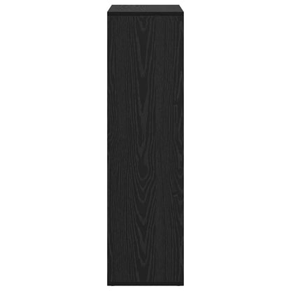 Book Cabinet Black 69.5 x 29 x 103.5 cm Engineered Wood
