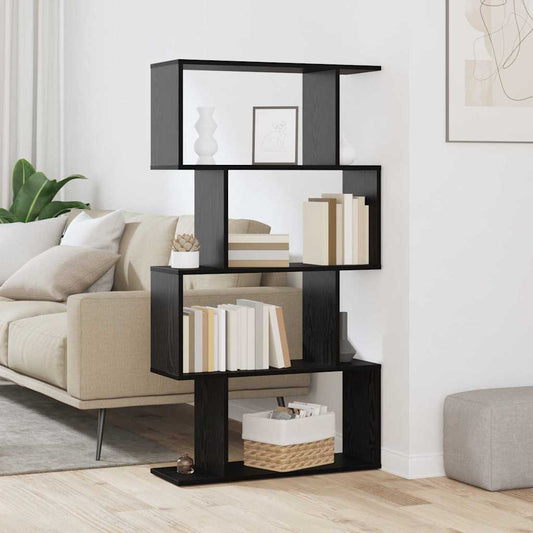 Book Cabinet Black 70 x 24 x 129 cm Engineered wood