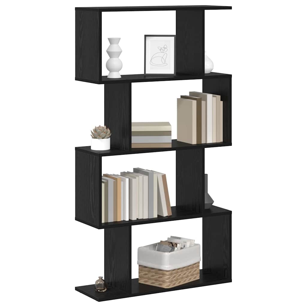 Book Cabinet Black 70 x 24 x 129 cm Engineered wood