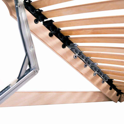 Slatted Bed Base Brown 70 x 190 cm Solid beech wood