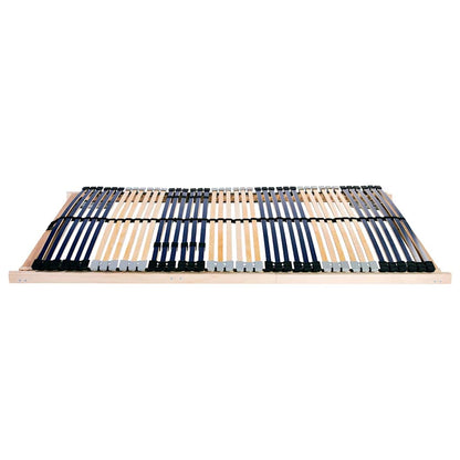 Slatted Bed Base Brown 120 x 190 cm Solid beech wood