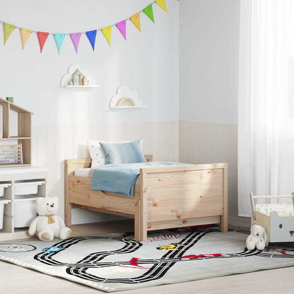 Extendable Bed Frame for Kids Other Brown 80 x 130 / 165 / 200 cm