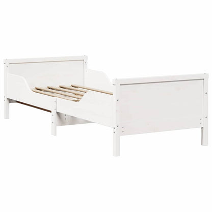Extendable Bed Frame for Kids Other White 80 x 130 / 165 / 200 cm