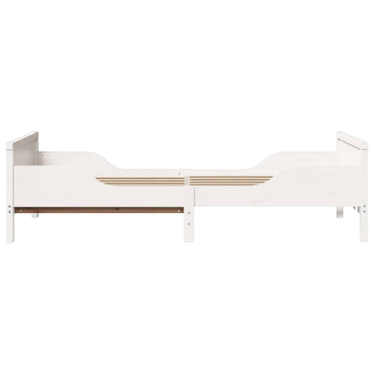 Extendable Bed Frame for Kids Other White 80 x 130 / 165 / 200 cm