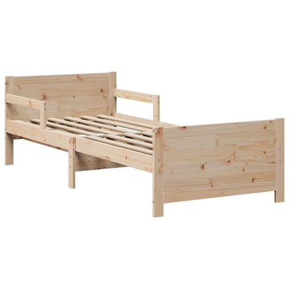 Extendable Bed Frame for Kids Other Brown 80 x 130 / 165 / 200 cm