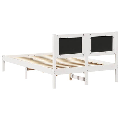 Bed Frame Light Grey 120 x 200 cm Solid Pine Wood