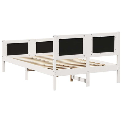 Bed Frame with Headboard Light Grey 120 x 190 cm Fabric