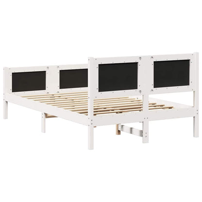 Bed Frame Light Grey 120 x 200 cm Solid Pine Wood
