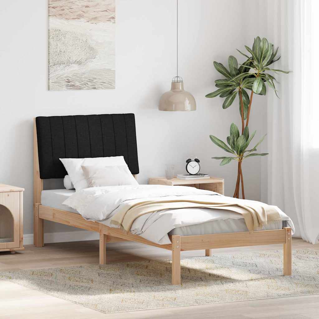 Bed Frame with Headboard Brown 80 x 200 cm Solid Pine Wood
