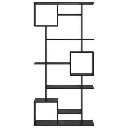 Book Cabinet Black oak 92 x 29 x 188 cm Engineered wood