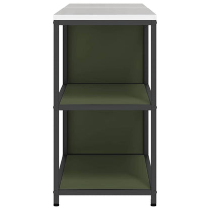 Kitchen Storage Set 2 pcs Olive Green 180 x 50 x 92 cm