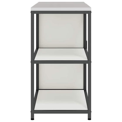 Kitchen Storage Set with Shelf 2 pcs White Cold-rolled steel