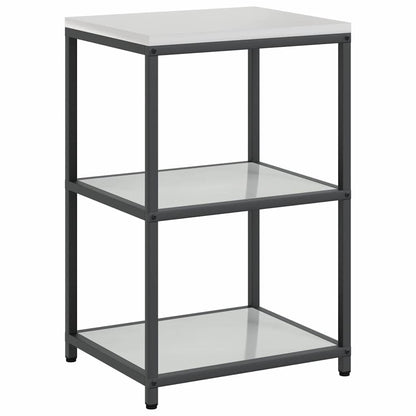 Kitchen Storage Set with Shelf 2 pcs Sliver Galvanised steel