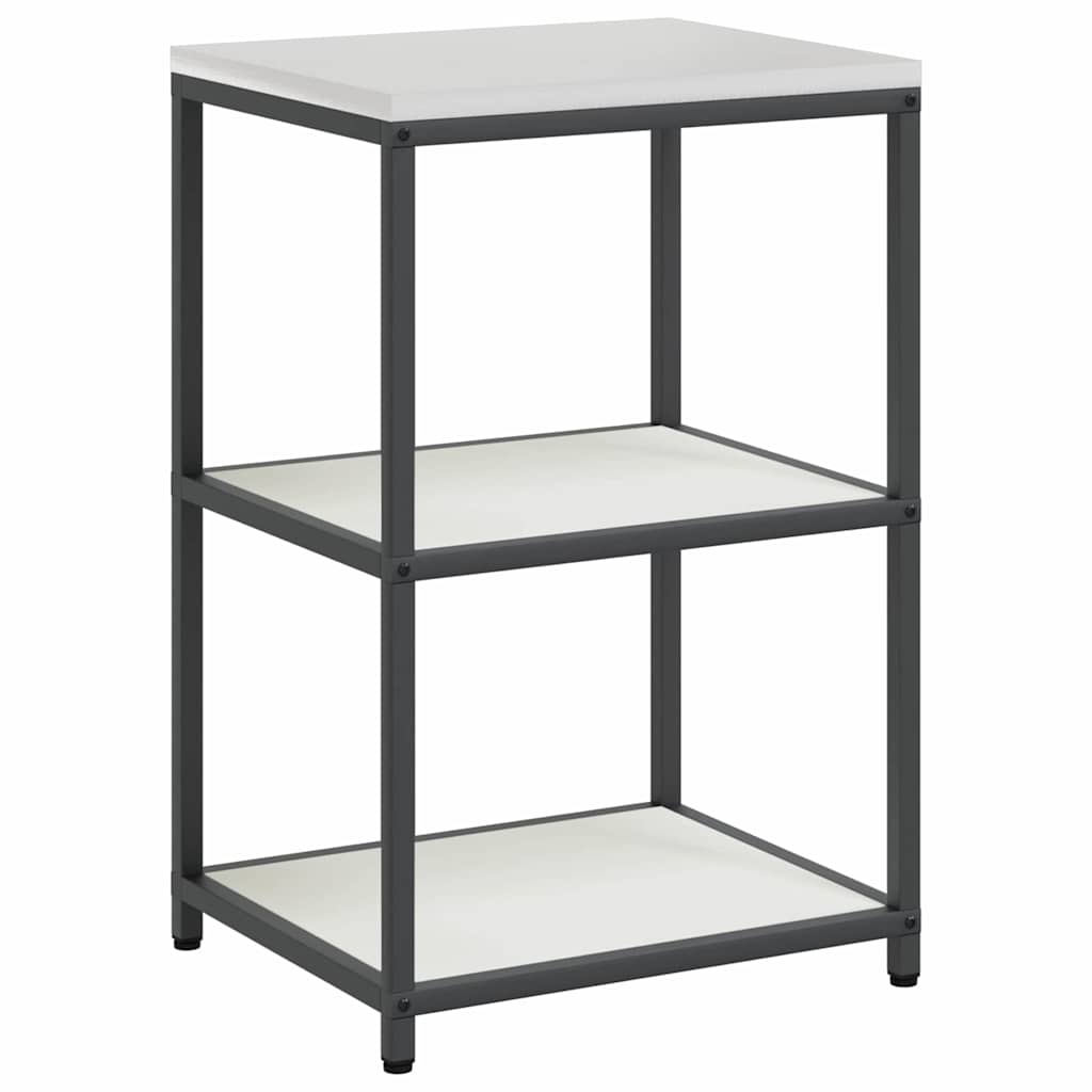 Kitchen Storage Set with Shelf 3 pcs White 210 x 50 x 92 cm