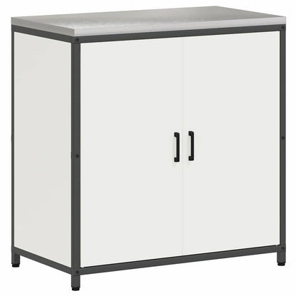 Kitchen Storage Set with Shelf 3 pcs White 210 x 50 x 92 cm