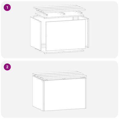 Garden Bench Rusty 60 x 40 x 43 cm Weathering steel