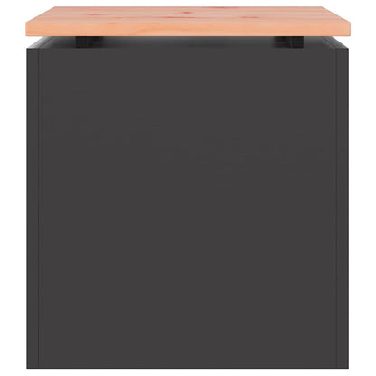 Garden Bench Black 40 x 40 x 43 cm Steel