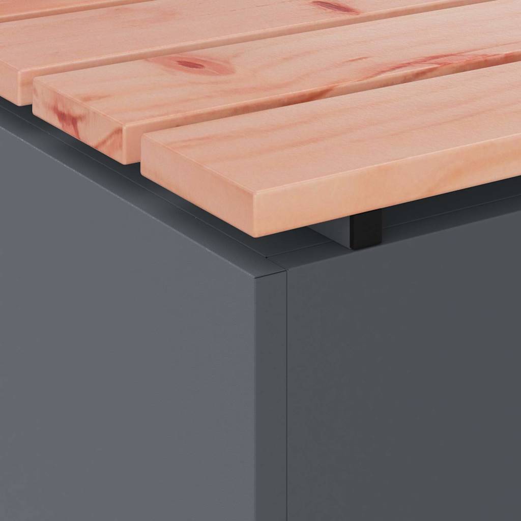 Garden Bench Anthracite 40 x 40 x 43 cm Steel