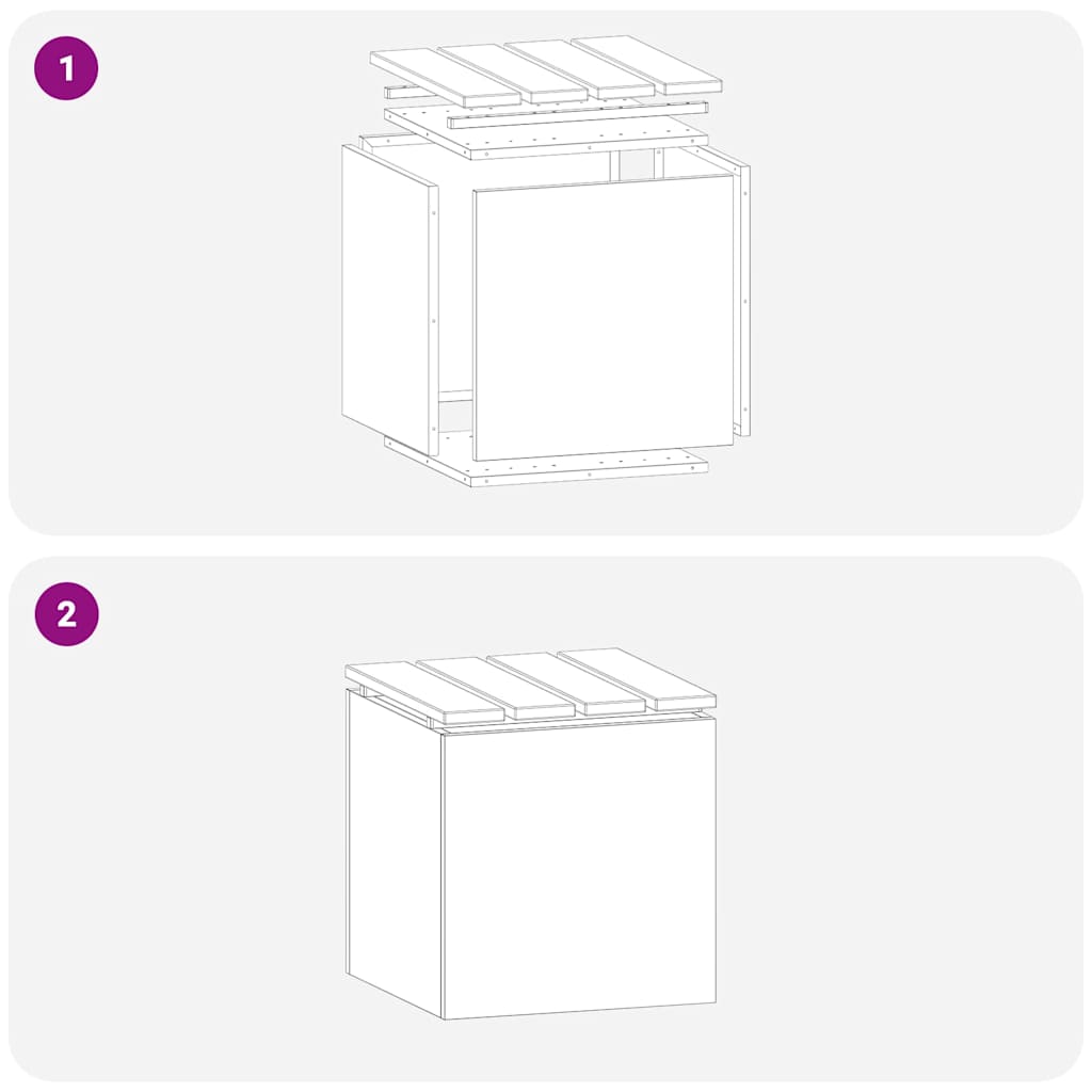 Garden Bench Silver 40 x 40 x 43 cm Stainless steel
