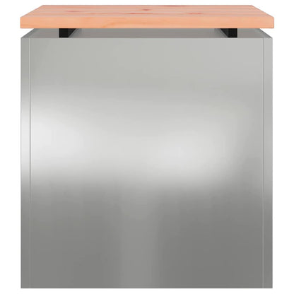 Garden Bench Silver 40 x 40 x 43 cm Galvanised steel