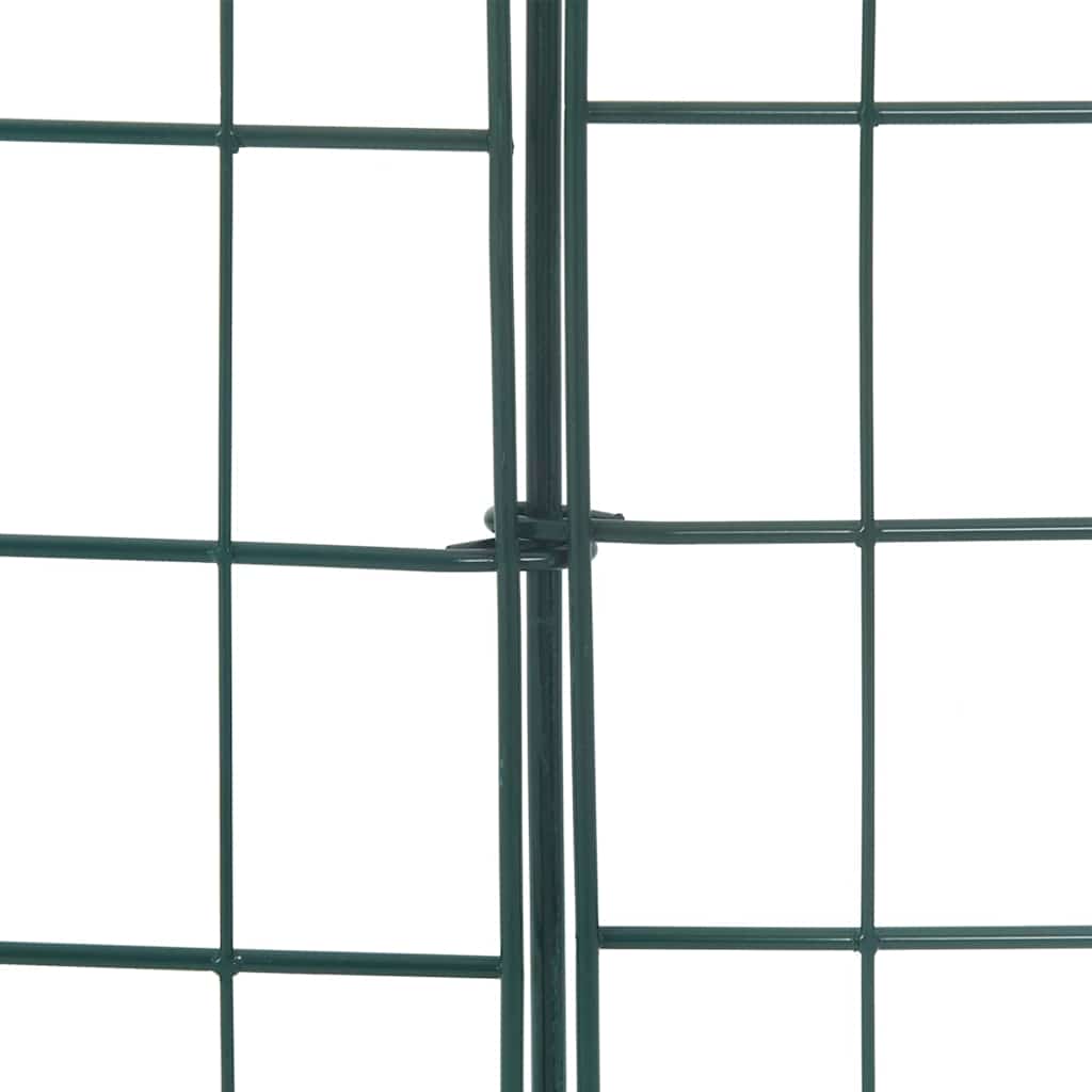 Pond Fence Set 5 pcs Green 100 x 50 cm Steel