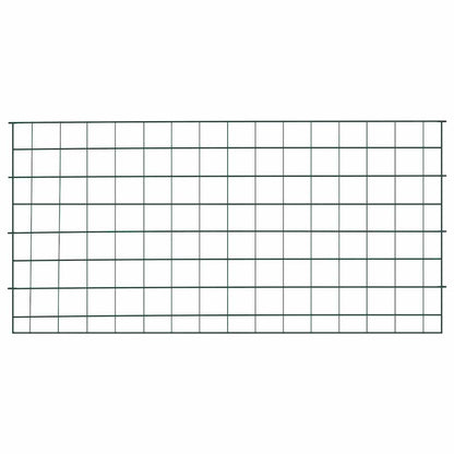 Pond Fence Set 5 pcs Green 100 x 50 cm Steel
