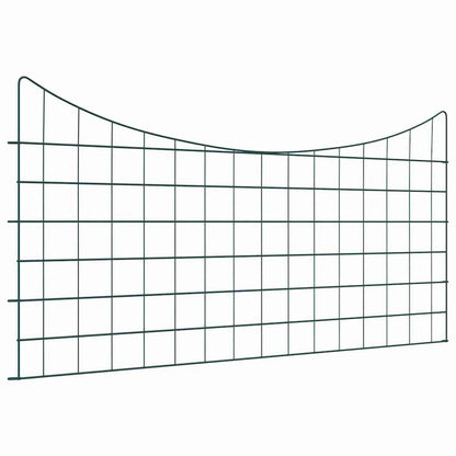Pond Fence Set 5 pcs Green 100 x 50 cm Steel