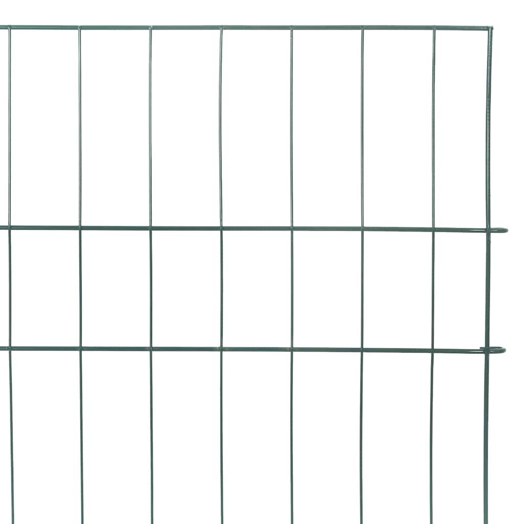 Pond Fence Set 5 pcs Green 100 x 50 cm Steel