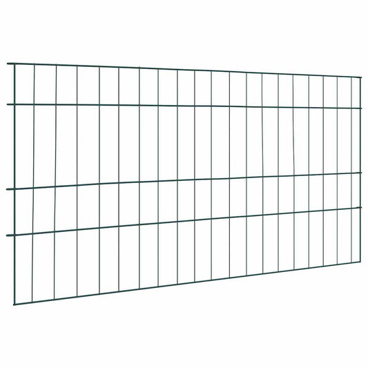 Pond Fence Set 5 pcs Green 100 x 50 cm Steel