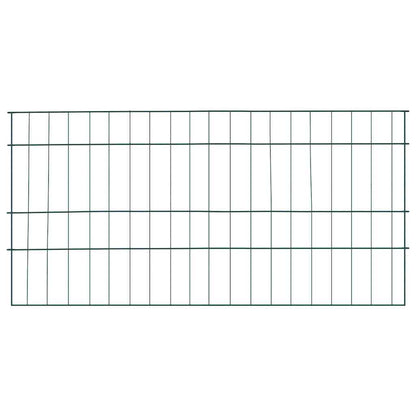 Pond Fence Set 5 pcs Green 100 x 50 cm Steel