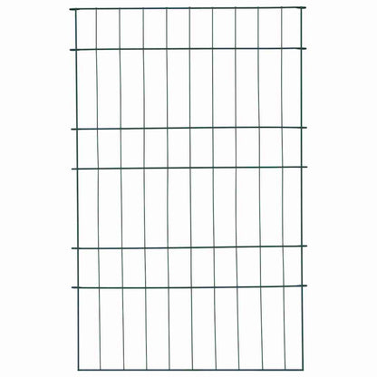 Pond Fence Set 8 pcs Green 50 x 80 cm Steel