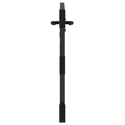 Garden Gate Black 105 x 100 cm Powder-coated steel