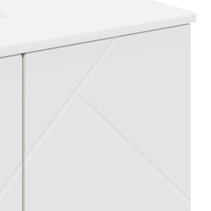 Bathroom Furniture Set Wall-mounted 3 pcs White 61 x 35 x 64 cm