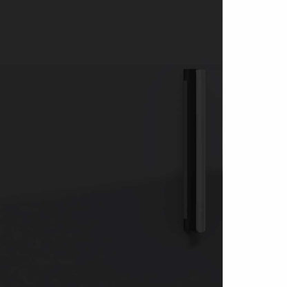 Bathroom Furniture Set Wall-mounted 3 pcs Black 61 x 35 x 64 cm
