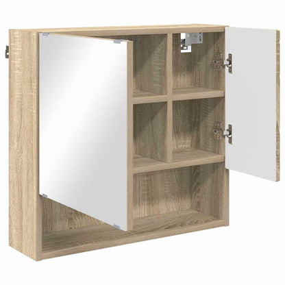 Bathroom Furniture Set 3 pcs Sonoma oak 61 x 35 x 64 cm