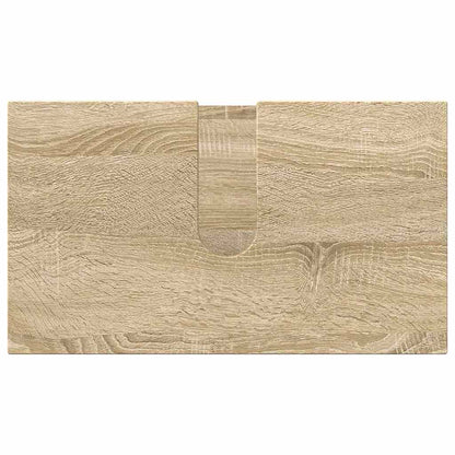 Bathroom Furniture Set 3 pcs Sonoma oak 61 x 35 x 64 cm