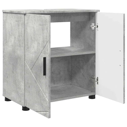 Bathroom Furniture Set 3 pcs Concrete grey 61 x 35 x 64 cm