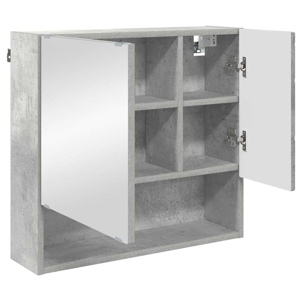 Bathroom Furniture Set 3 pcs Concrete grey 61 x 35 x 64 cm