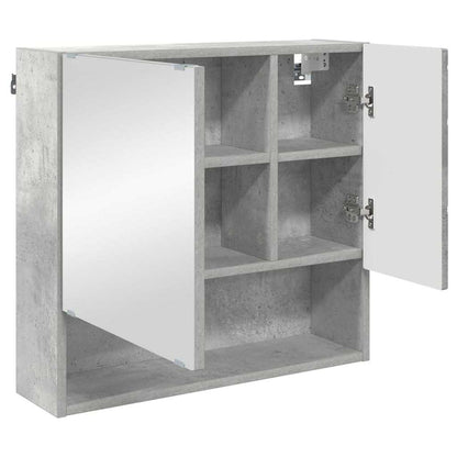 Bathroom Furniture Set 3 pcs Concrete grey 61 x 35 x 64 cm