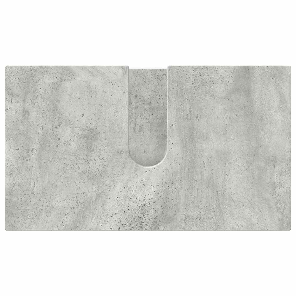 Bathroom Furniture Set 3 pcs Concrete grey 61 x 35 x 64 cm
