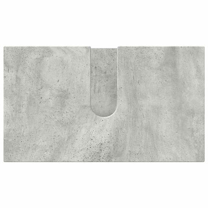 Bathroom Furniture Set 3 pcs Concrete grey 61 x 35 x 64 cm