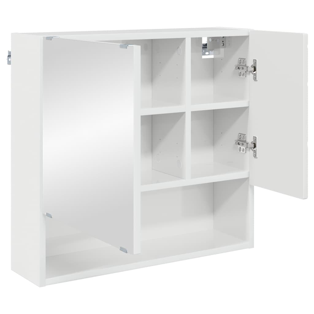 Bathroom Furniture Set 3 pcs High gloss white 61 x 35 x 64 cm