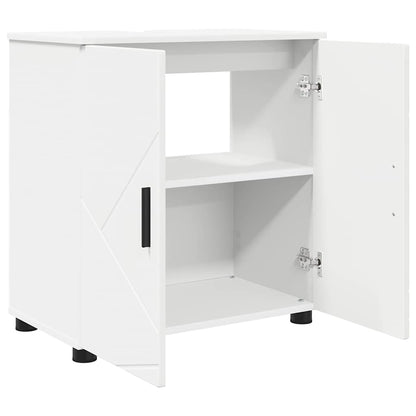 Bathroom Furniture Set with Drawer 3 pcs White 61 x 35 x 64 cm