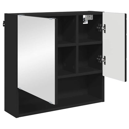 Bathroom Furniture Set with Drawer 3 pcs Black 61 x 35 x 64 cm