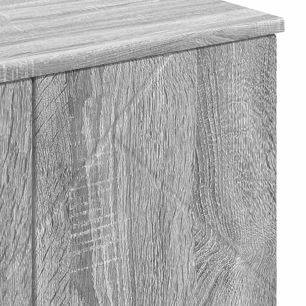 Bathroom Furniture Set 3 pcs Grey sonoma 61 x 35 x 64 cm