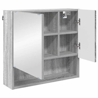 Bathroom Furniture Set 3 pcs Grey sonoma 61 x 35 x 64 cm