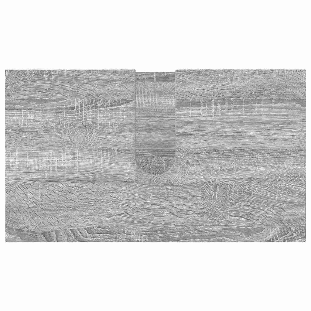 Bathroom Furniture Set 3 pcs Grey sonoma 61 x 35 x 64 cm