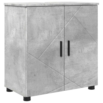 Bathroom Furniture Set 4 pcs Concrete grey 61 x 35 x 64 cm